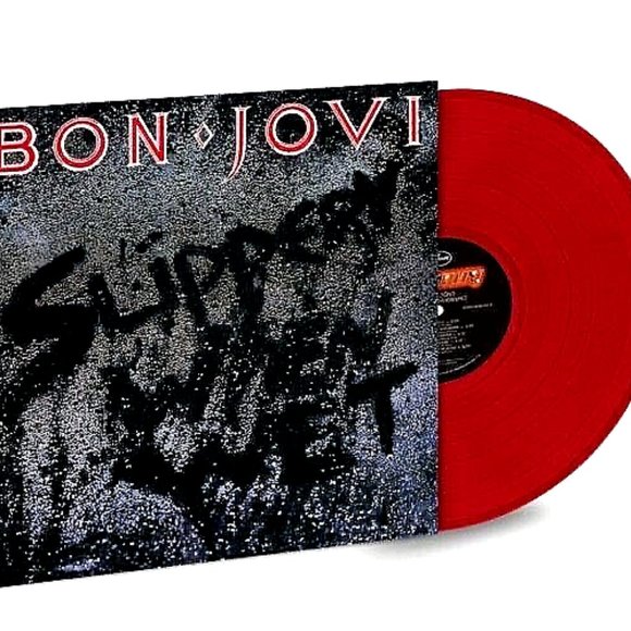 Bon Jovi Slippery When Wet LP ~ Ltd Ed Colored Vinyl (Red) ~ New/Sealed!